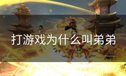 打游戏为什么叫弟弟