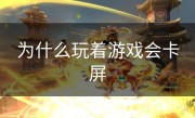 为什么玩着游戏会卡屏